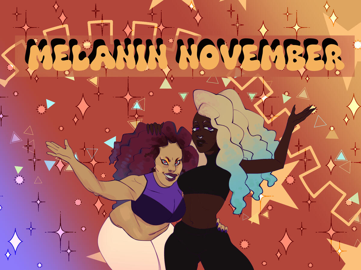 Melanin November title card